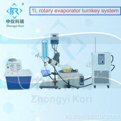 Evaporador de vacío rotovap de pequeña escala de laboratorio rotativo